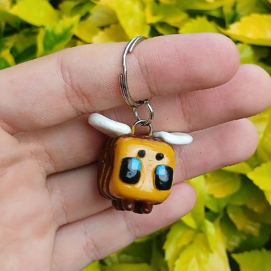 Abeja Minecraft - Llavero